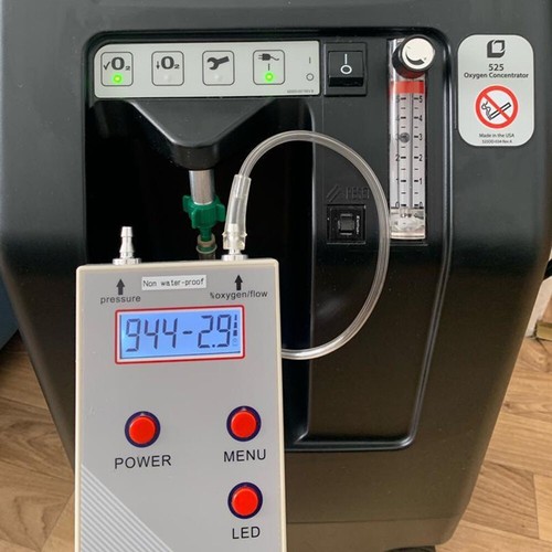 Portable oxygen gas analyzer - gas,